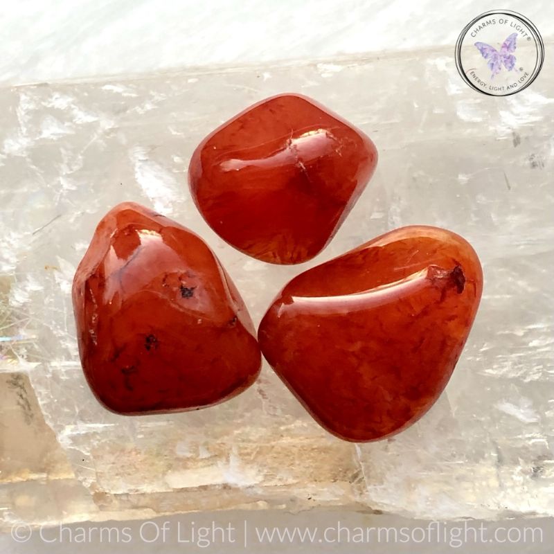 Carnelian Tumble Stone - small